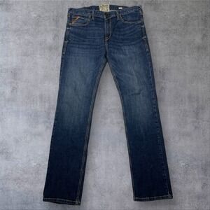 Ariat M7 Slim Fit Denim Jeans Mens 38x36 Western Cowboy